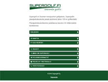 Tablet Screenshot of m.supergolf.fi